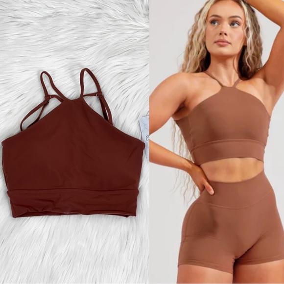 Buffbunny Collection Other - New w/Tags Buff Bunny Foxy Sports Bra - Brady Brown - S